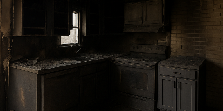 kitchen fired wide